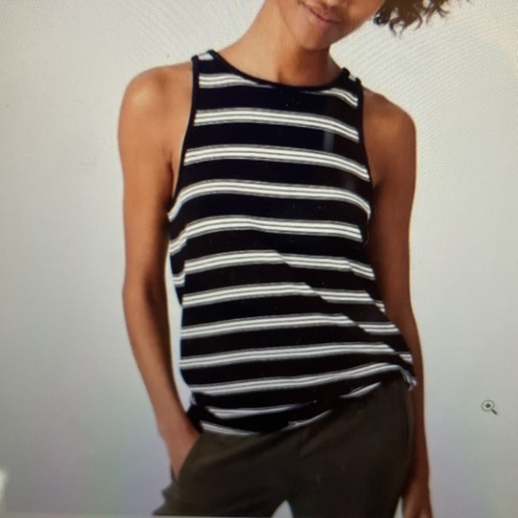 LOU & GREY STRIPED KNIT TANK TOP - Picture 9 of 9